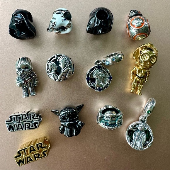 NWOT Pandora x Star Wars Princess Leia Bilayer Dangle Charm 799251C01 - Picture 16 of 16